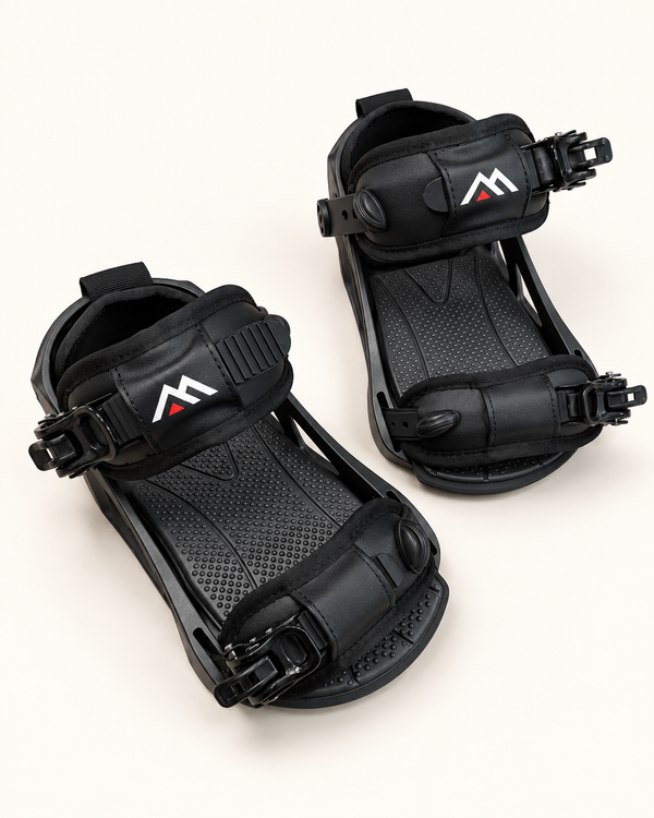 Bindings M1 — pair of black off-snow training bindings
