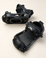 Bindings M1 with one binding tipped up to show the base plate